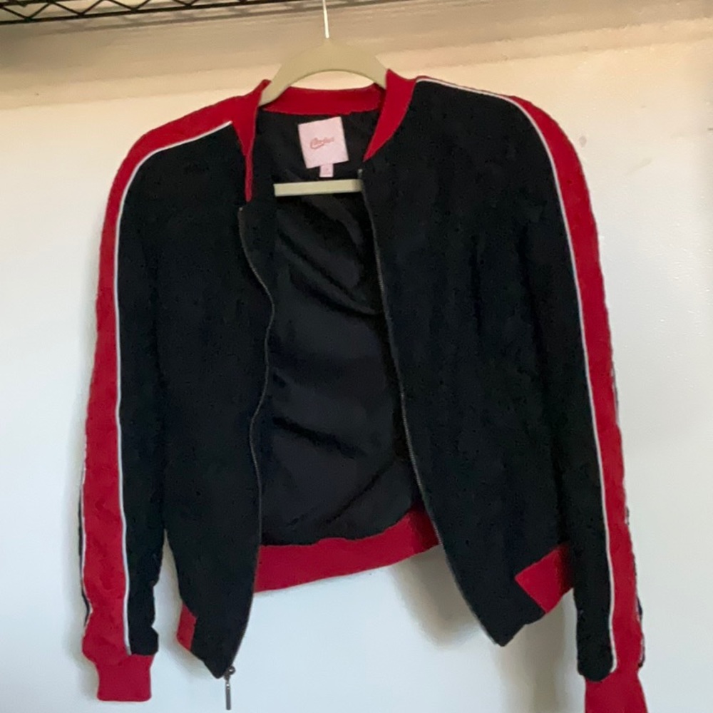 Cute Candies bomber style lace jacket